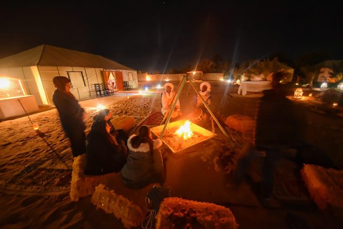 2 Day Desert Tour from Fez with Camel ride Overnight luxury Camp - Arriving in Merzouga and meeting the camels