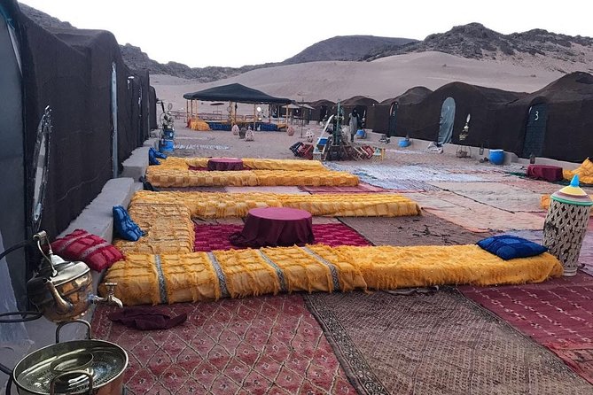 2-Day Zagora Tour from Marrakech Including the Atlas Mountains, Camel Trek and Desert Camp - The Zagora camel trek at sunset