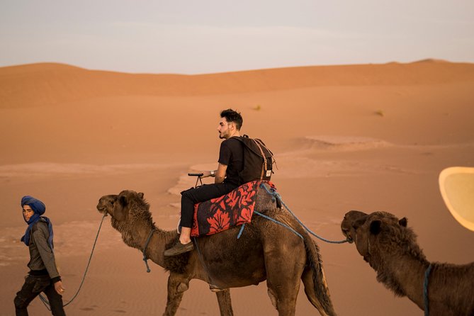 2 Days 1 Night Desert Trip From Marrakech To Erg Lihoudi Dunes - Riding from M’Hamid to the Erg Lihoudi camp