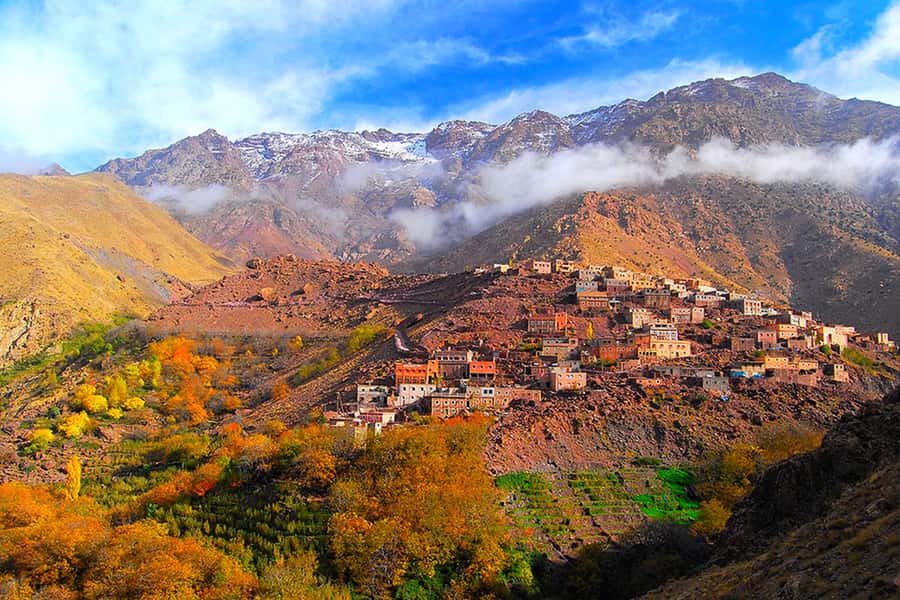 2 Days Desert Agafay and Atlas Mountains Trek From Marrakech - Camel riding across the Agafay plain