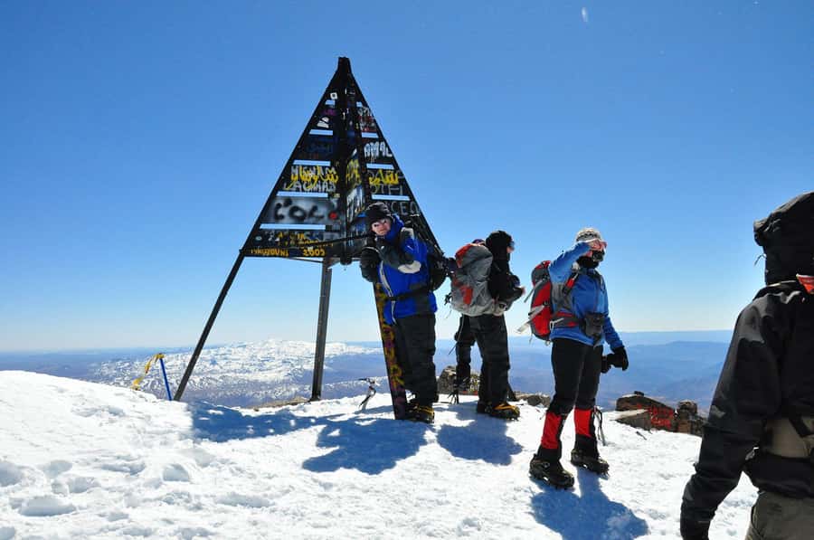 2 Days Mount Toubkal ascent trek via Ait Mizane Valley - Reaching the Toubkal refuge at 3,200 meters