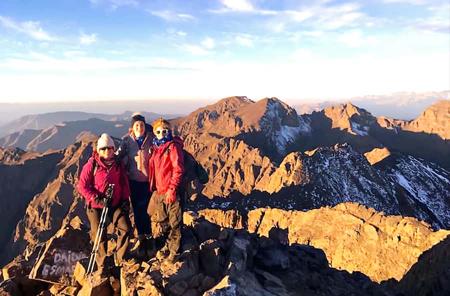 2 Days Mount Toubkal ascent trek via Ait Mizane Valley - The long descent to Imlil and Marrakech