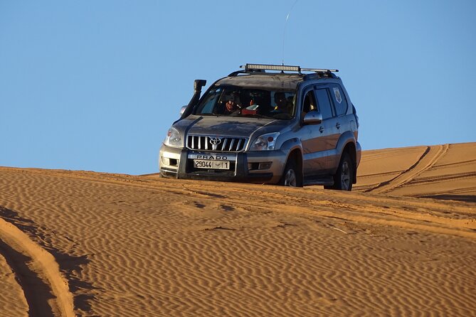 3 Day From Marrakech to fes - Arriving at Merzouga and riding into the dunes