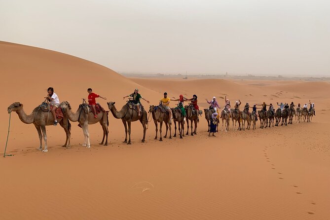 3 Days Desert Tour From Marrakech to Merzouga - Sunset by camel and a night at the Sahara camp