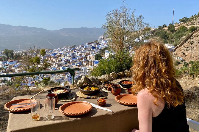 3-Hour Cooking Class overlooking the Blue City - Cooking over a fire at the farm