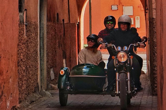 3h Private Sidecar Ride / Secrets of Marrakech - Safety, comfort, and mobility details