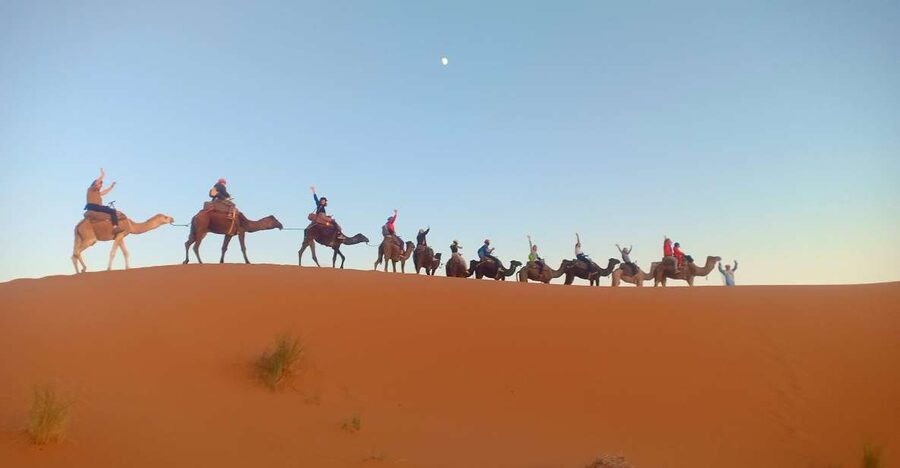 4-Day Marrakech to Merzouga Sahara Adventure & Camel Trek - Guides, vehicle time, and group size