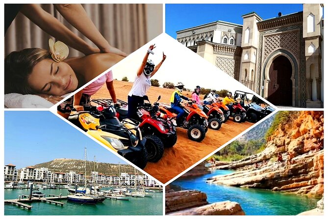 4 excursions in 1 pack = city tour + hammam massage + quad or buggy + paradise - What this four-part Agadir package really includes