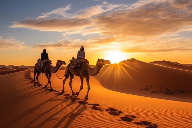6-Day Private Morocco Cultural Tour From Casablanca To Marrakech - The Sahara night: camel ride, sunset, and a private tent