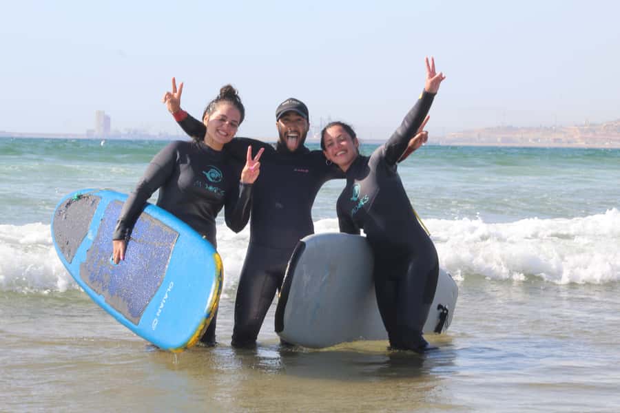 Agadir: Beginner Surf Lesson – Equipment Included - From Agadir Beach to your first whitewater ride