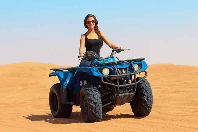 Agadir Quad Bike Safari Desert Sunset - Getting comfortable on a shared quad