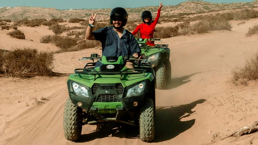 Agadir: Quad Biking Ride Desert Adventure - Mint tea, bread, and a Berber welcome