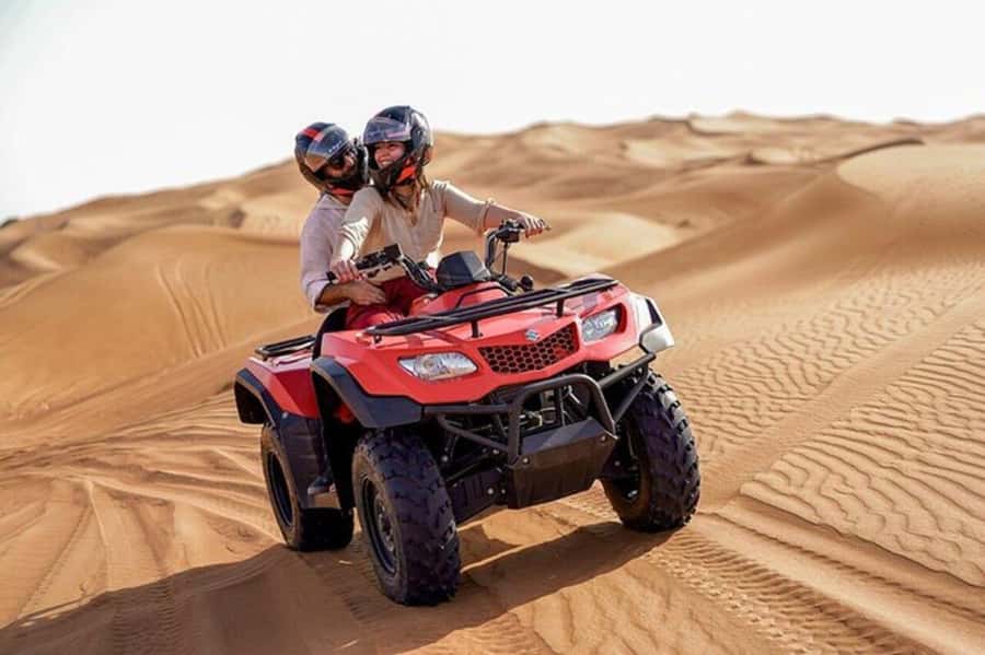 Agadir/Taghazout: Beach Quad Bike & Desert Sandboarding Tour - Camel riding and the Moroccan tea stop