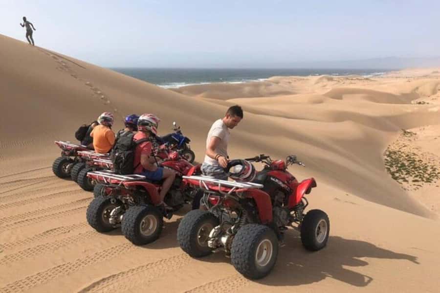 Agadir/Taghazout: Beach Quad Bike & Desert Sandboarding Tour - The quad route: beach air, sand, and open space