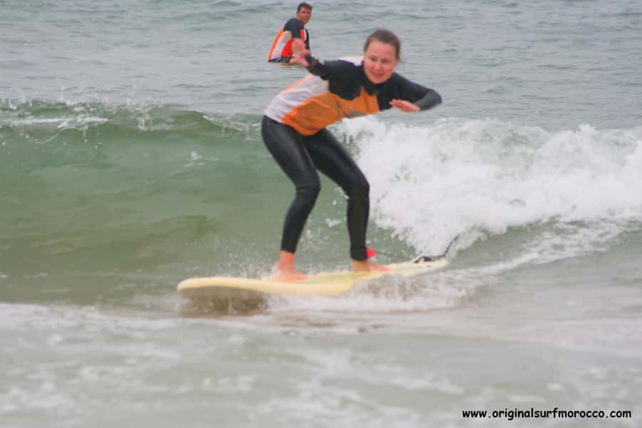 Agadir: Taghazout Beach Surf Lesson with Lunch and Transfer - The afternoon: supervised practice and free surf time
