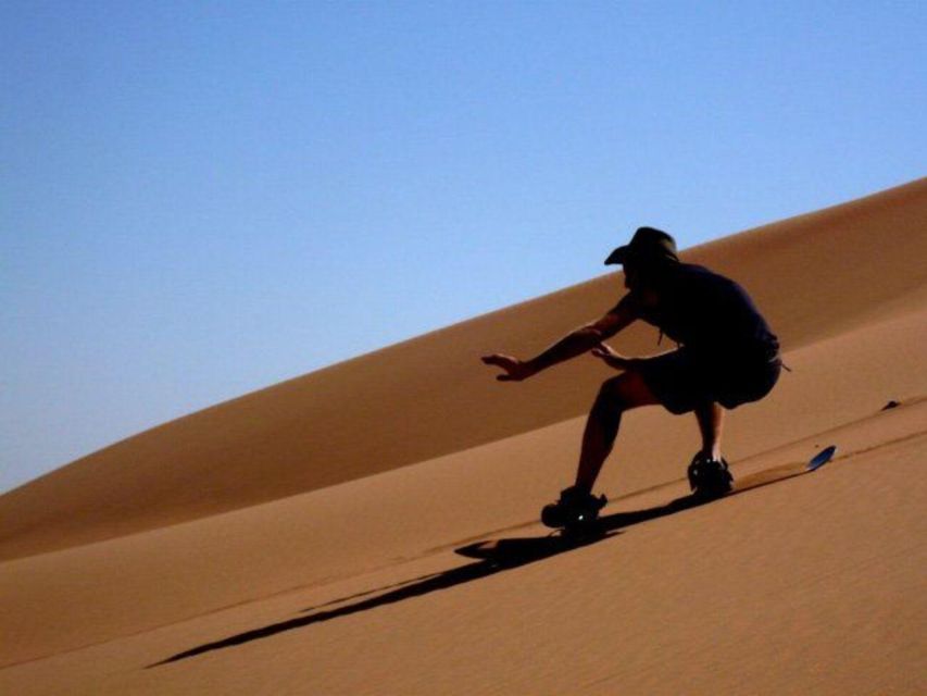 Agadir/Taghazout: Desert Sandboarding & Visit to the Canyon - Sunset beside the Moroccan coast