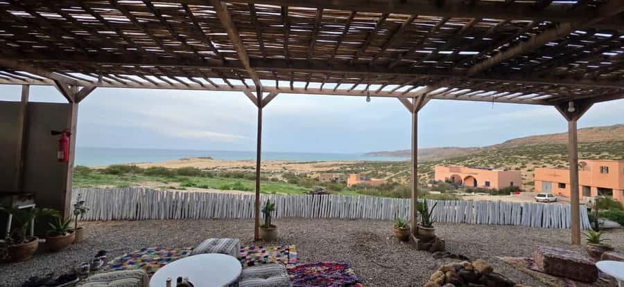 Agadir/Taghazout : Sandboarding & Sunset Camel Ride with BBQ - BBQ dinner at the Tamri ranch