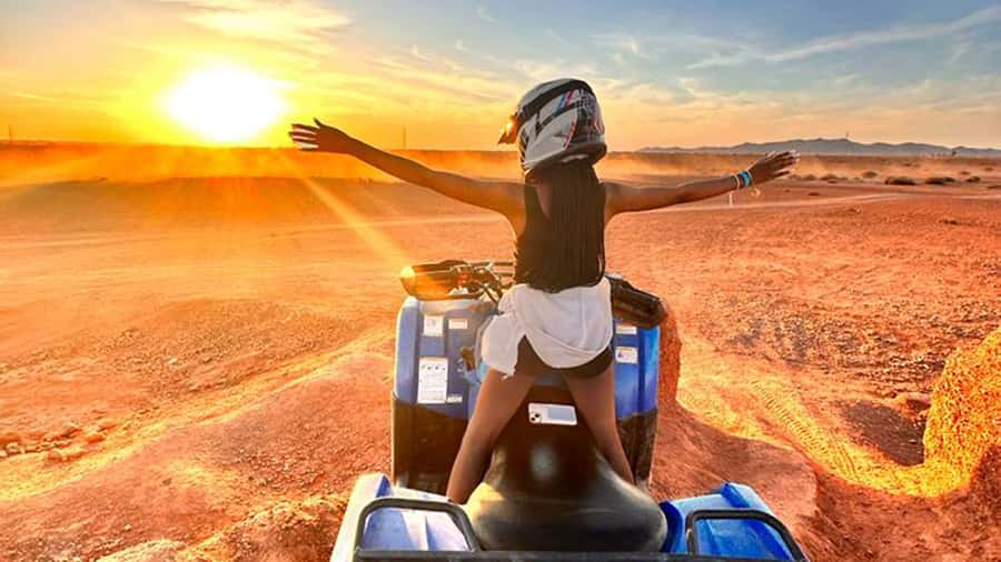 Agafay and atlas: Quad and camel experience - Agafay is a rocky desert, not the Sahara