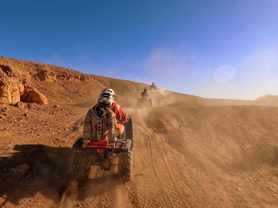 Agafay and atlas: Quad and camel experience - The 45-minute drive south from Marrakech