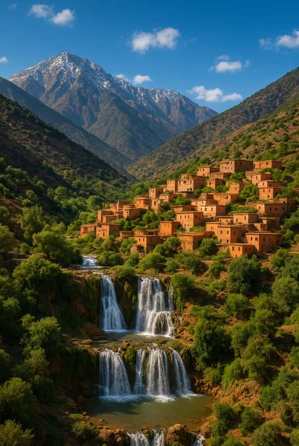 Agafay Desert & Atlas Mountain & Camel Ride Day Trip & Lunch - Leaving Marrakech for the Atlas foothills