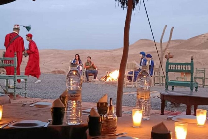 Agafay Desert: Camel Ride and Quad bike with Dinner Show - Two hours on camelback, at a slower pace