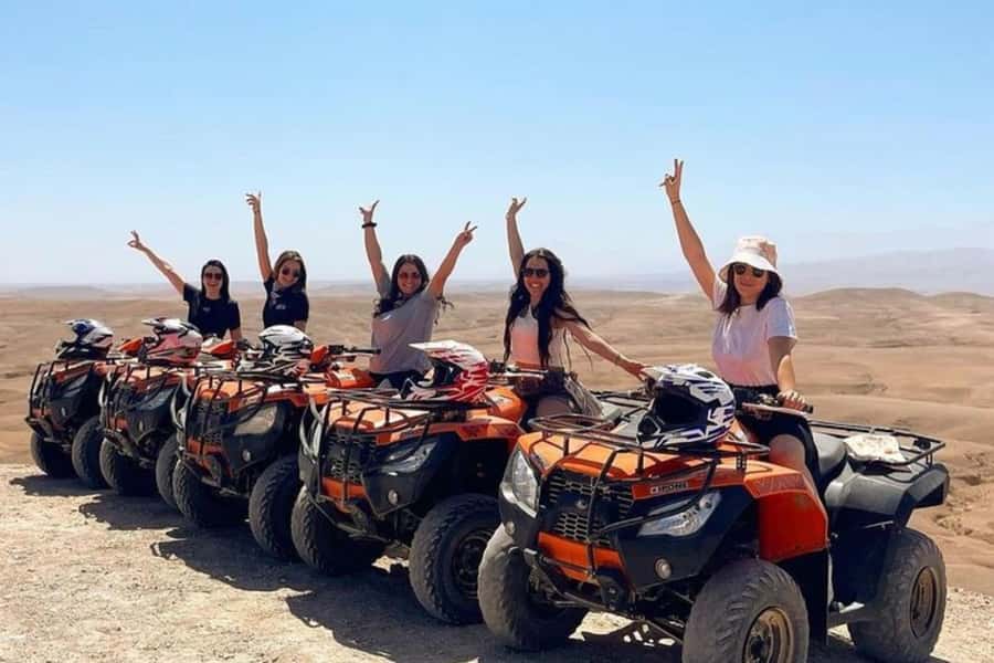 Agafay Desert Day: Quad Bike, Lunch & Swim Adventure - A 20-minute argan oil stop with a local purpose