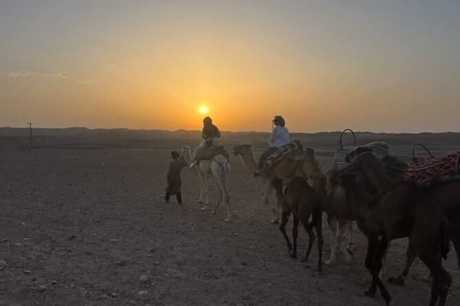 AGAFAY DESERT: Dinner, Camel Ride, Berber Camp , Sunset - What $17.45 really buys you