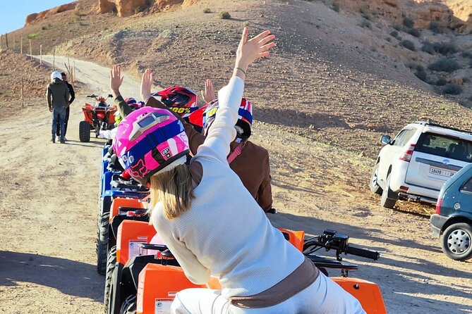 Agafay Desert Package, Quad Bike, Camel Ride and Dinner Show - A short camel ride with a long photo payoff