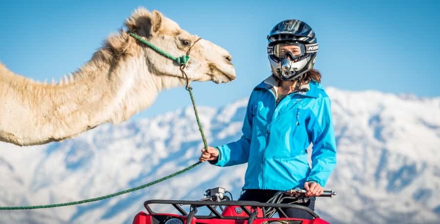 Agafay Desert: Quad Bike and Camel Ride Adventure Tour - Lunch in a Berber village or desert tent