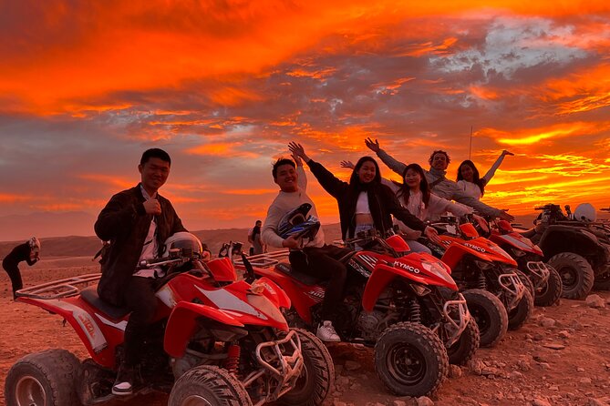 Agafay Desert: Quad Bike, Camel Ride and Dinner Show in Marrakech - Quad biking across Agafay