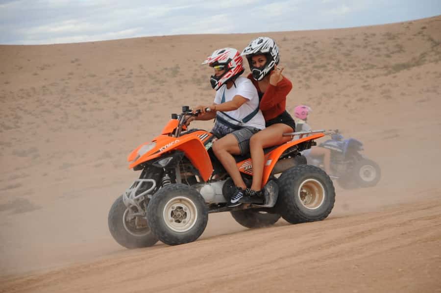 Agafay Desert: Quad Bike Experience with Lunch - Passing camps and villages