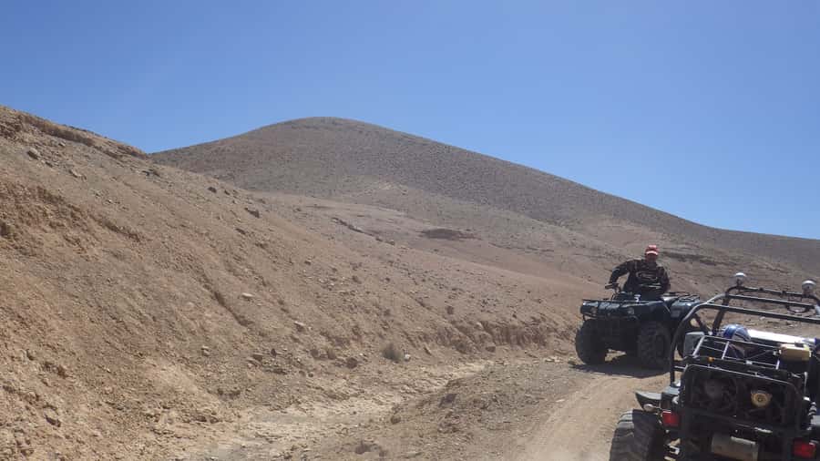 Agafay Desert Quad Biking - The views toward the Atlas Mountains