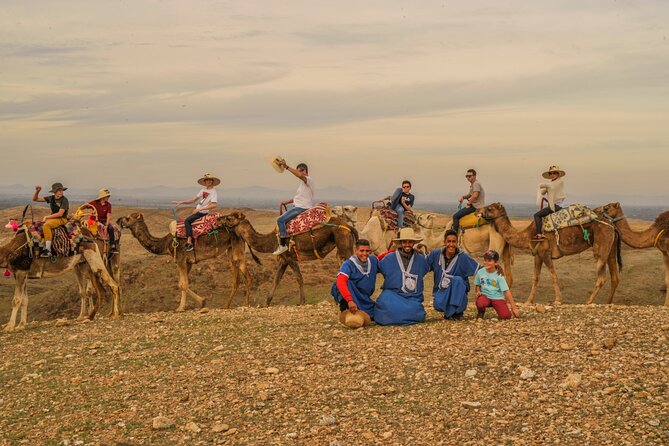 Agafay desert - Quad, camel, and dinner show - The camel ride with Abdul