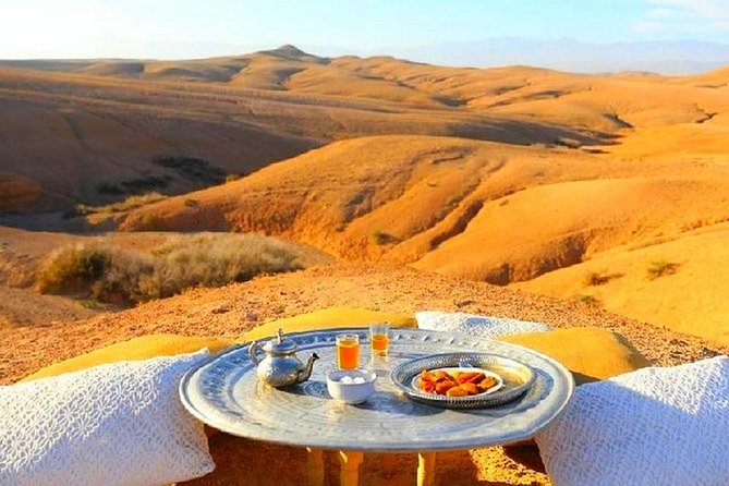 Agafay Desert Sunset, Camel Ride and Dinner from Marrakech - The argan cooperative stop