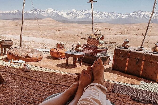 Agafay desert sunset camel ride Tour from Marrakech - Sunset stops and room for photographs