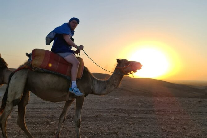 Agafay desert sunset camel ride Tour from Marrakech - Booking, cancellation, and small practical details