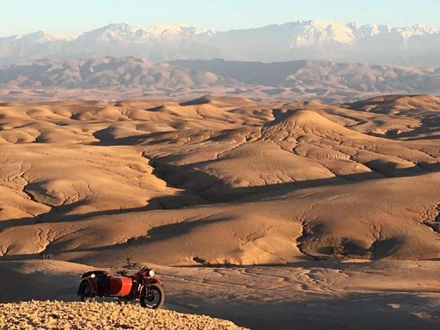 Agafay: Half-Day Rocky Desert Quad & Camel Ride with Lunch - Quad biking across the rocky desert