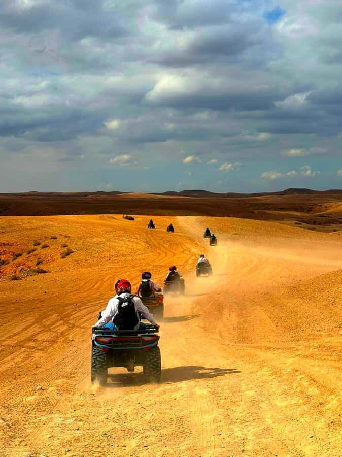 Agafay Tour: Sunset, Dinner, Camel ride, Quad and fire show - Key points at a glance