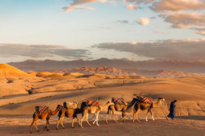 Atlas Mountains, 3 Valleys & Agafay Desert from Marrakech-DayTour - The Agafay Desert at sunset