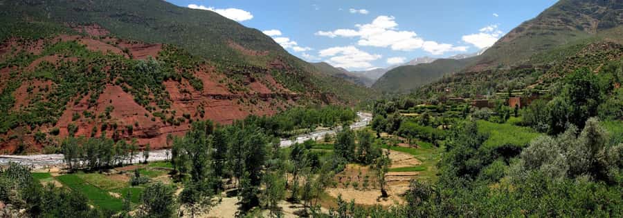 Atlas Mountains and 4 Valleys Day Trip - Asni Valley and the road into Imlil