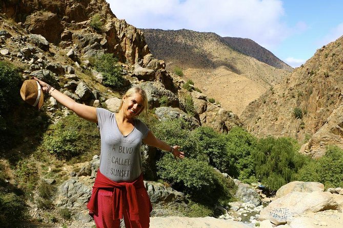 Atlas Mountains Day Trip with Camel Ride - The walk to the first waterfall