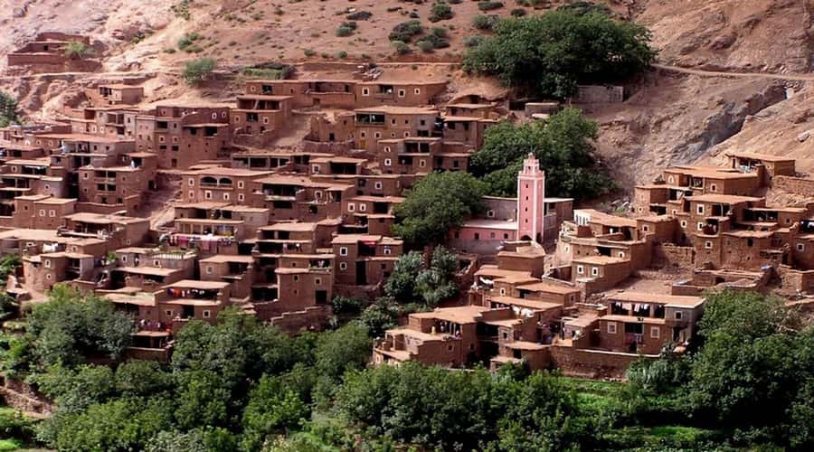 Atlas Mountains: Ijoukak and 4 Valleys with Camel Ride - Camel riding in Moulay Brahim Valley