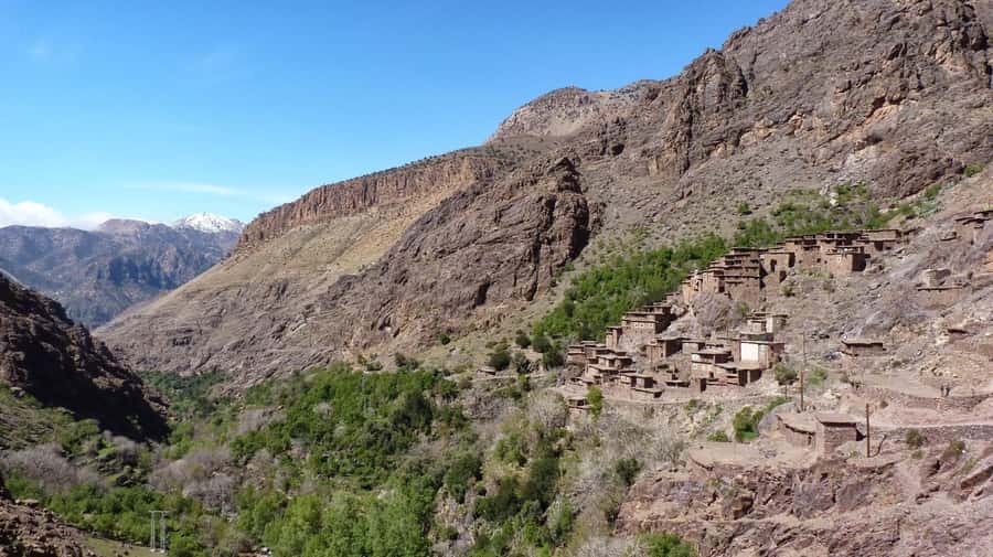 Atlas Mountains: Ijoukak and 4 Valleys with Camel Ride - Walking into the traditional village