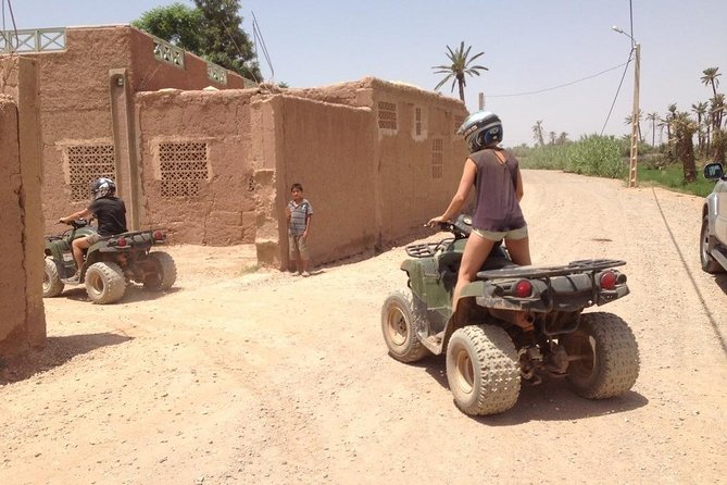 ATV Quad biking in Marrakech desert palmgrove - Pickup, timing, and cancellation details