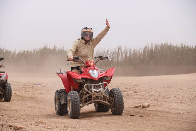Beach Quad Biking and Sandboarding Adventure from Agadir - Mint tea beside the Atlantic