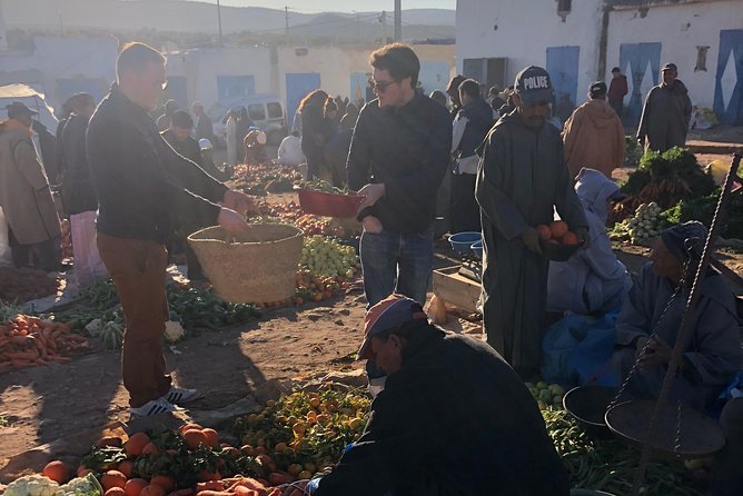 Berber Cooking Class at a Farm in the Countryside & shopping at a rural Souk. - Making couscous and goat tagine
