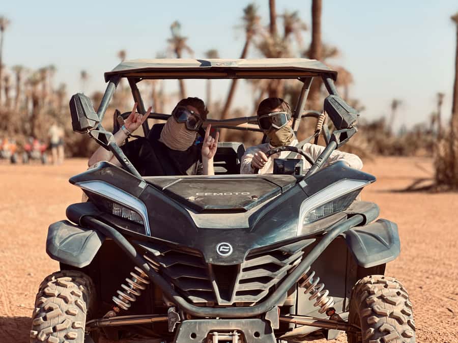 Buggy 1000 cc Adventure in Marrakech Desert - The palm grove photo stop