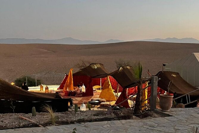 Camel ride and dinner Agafay desert - The human side of the evening