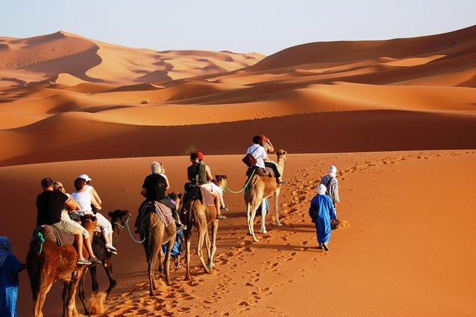 ✅ Camel Ride and Overnight in Sahara Desert Camp - Sunset from the Erg Chebbi dunes