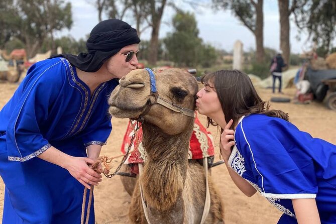 Camel ride in agadir at sunset with barbecue and couscous - Friendly guides, traditional clothes, and a relaxed mood